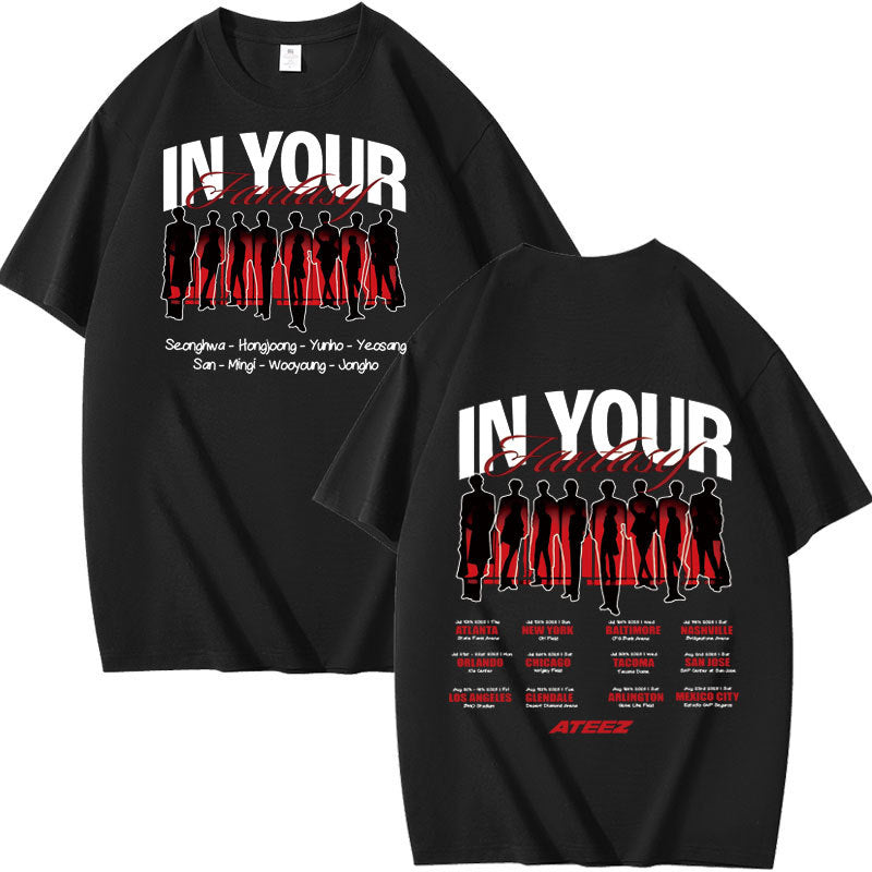 KPOP Album In Your Fantasy Cotton Short-sleeved T-shirt