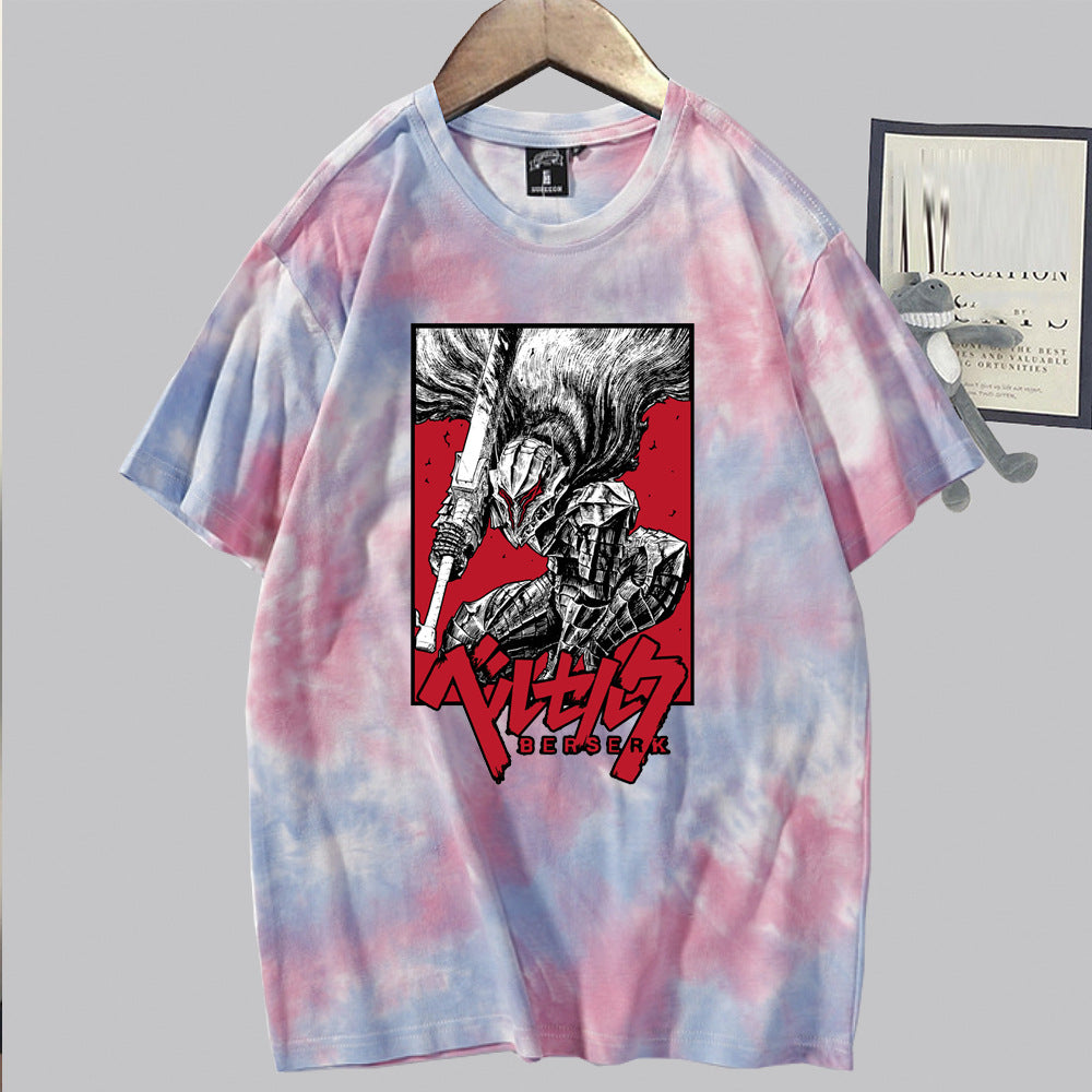 Casual Guts Tie-Dyed Loose Short Sleeve T-Shirt