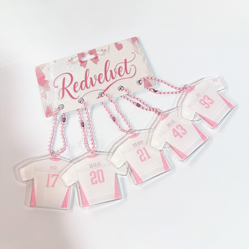RV 10th Anniversary Jersey Acrylic Keyring Set
