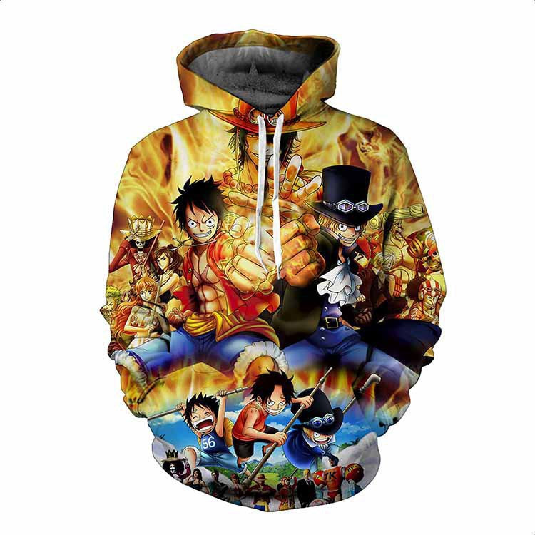 Unisex Cool Digital Printed Cosplay Anime Hoodie