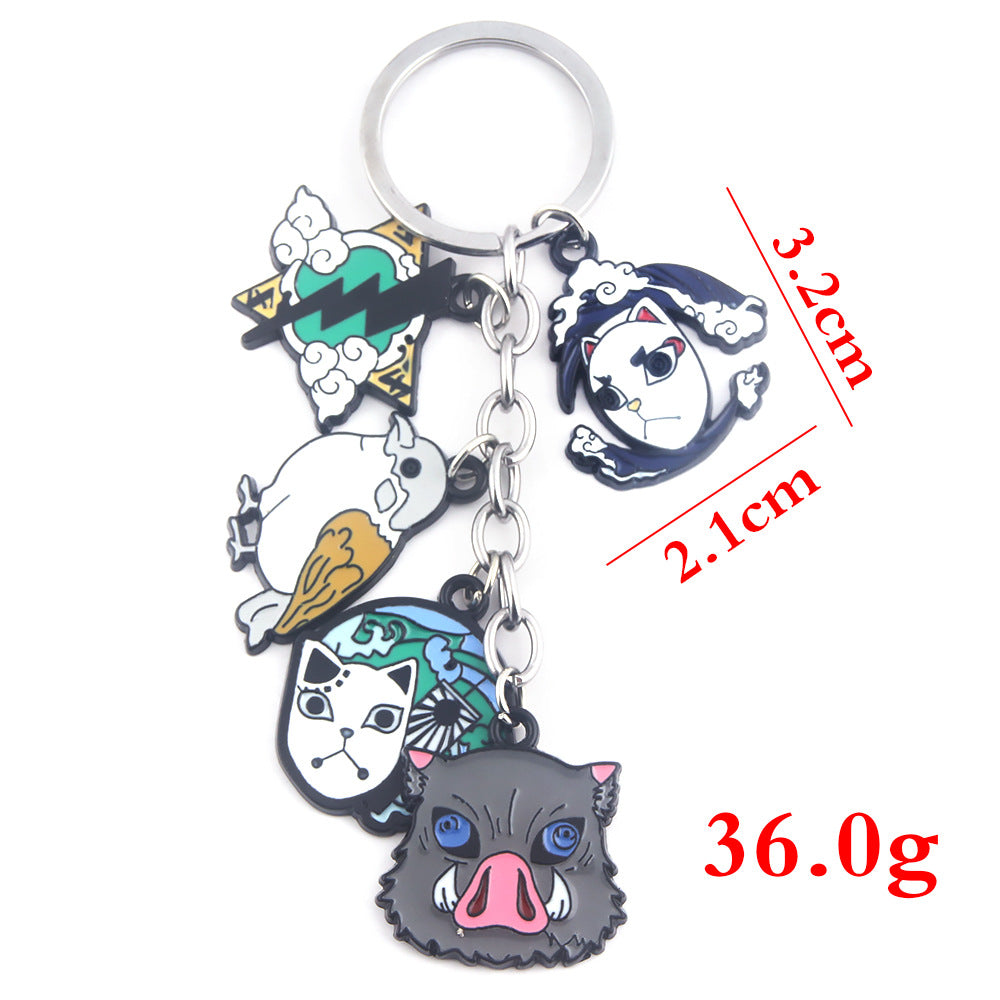 Cartoon Anime Character Keychain Pendant