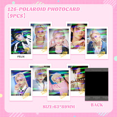 SKZ Polaroid Flash Photocard 9PCS