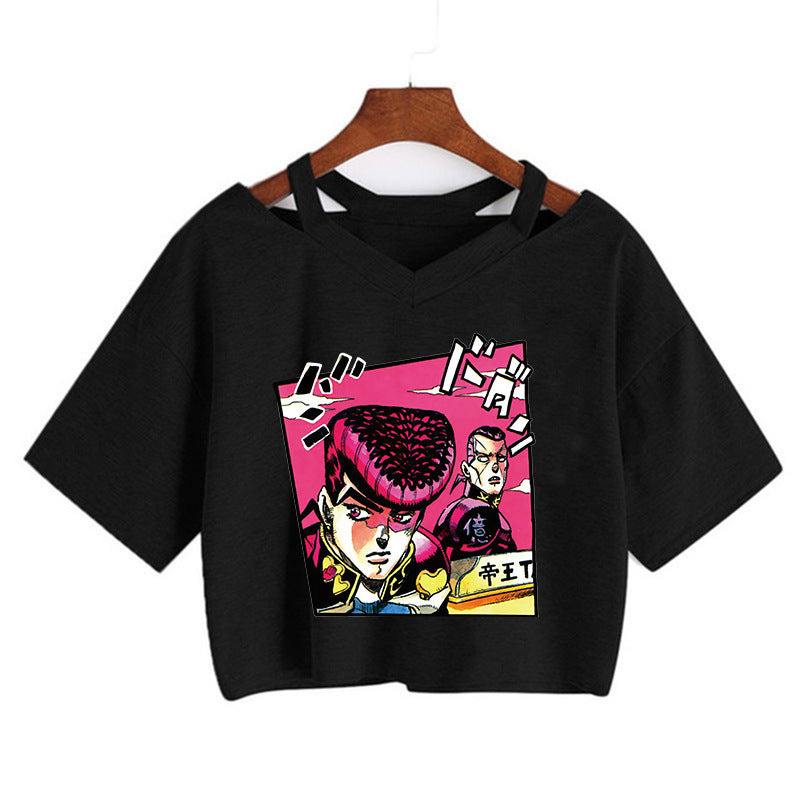 Chic Girls Jojo Printed Crop Top T-shirt