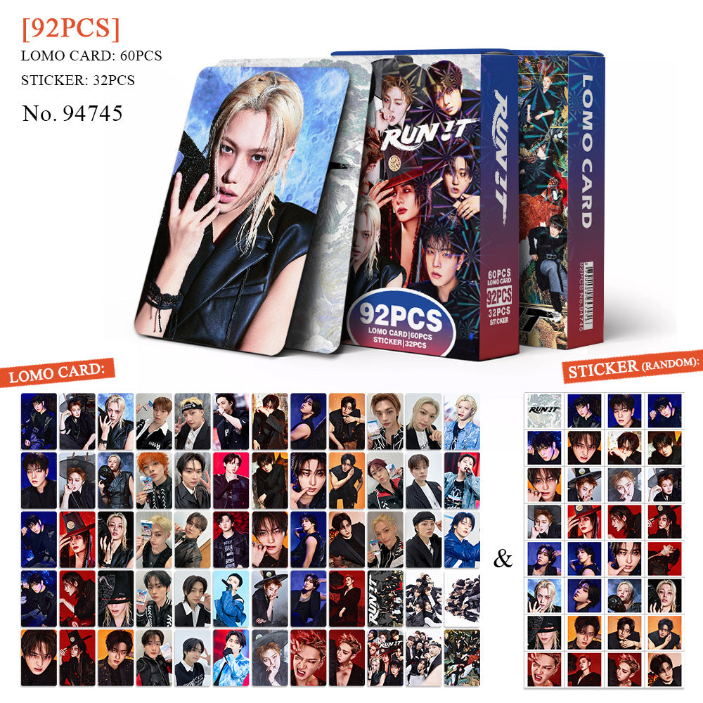 60pcs SKZ RUN IT Photocard Sticker
