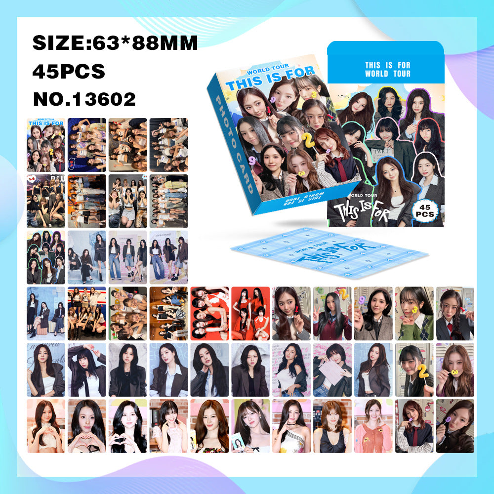 45PCS TWICE THIS IS FOR Tour Photocard Collection