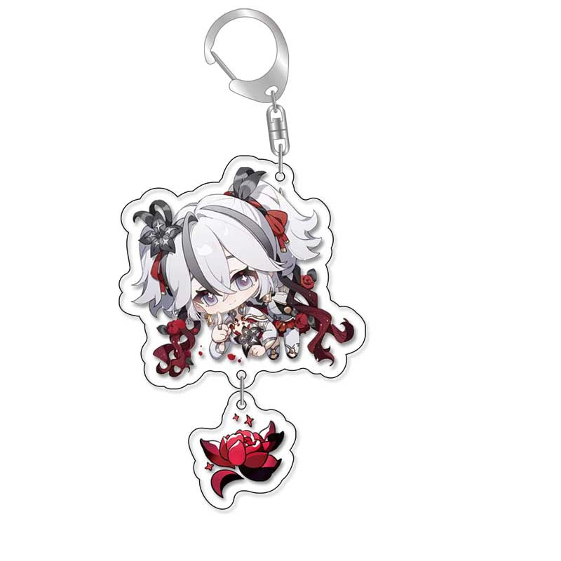Double-sided Game Keychain Pendant