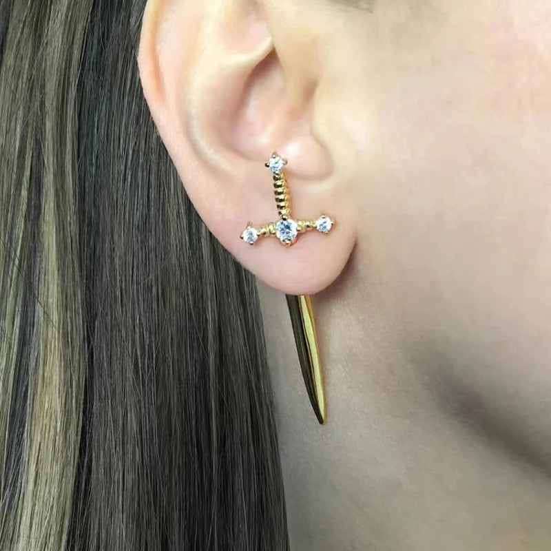 Sword Earrings