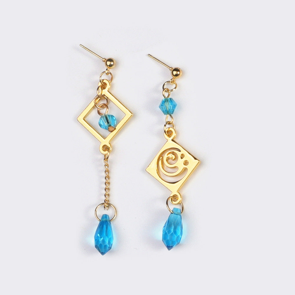 Trendy Seven Elements Game Earrings