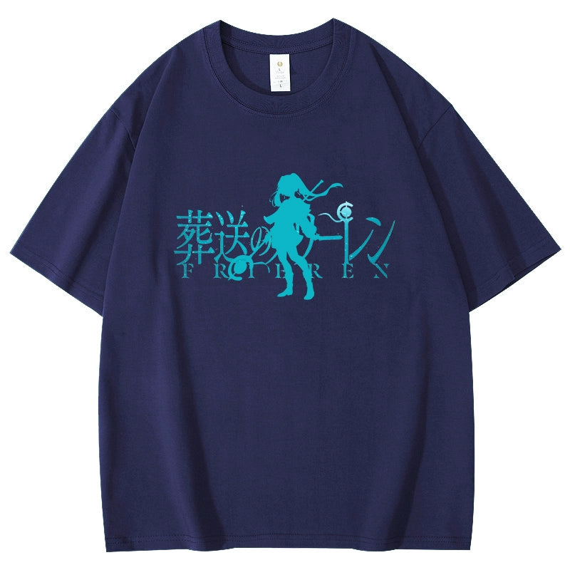 Unisex Anime Cotton Short Sleeve T-Shirt