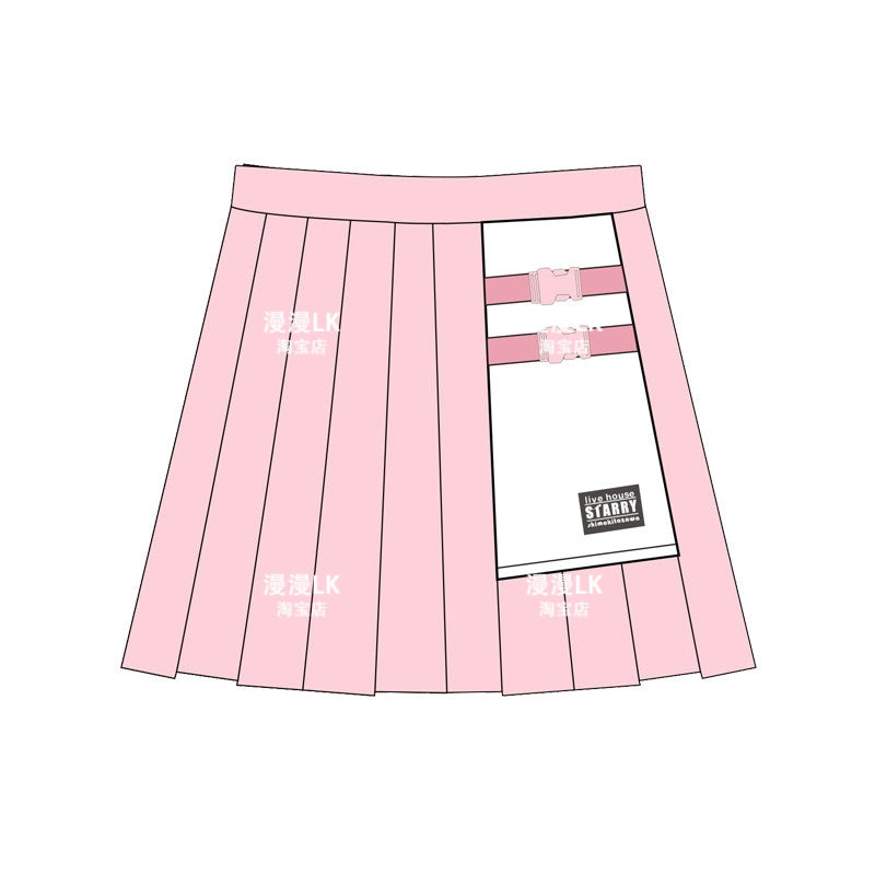 Girls' Anime Cos Sailor Top Skirts Set