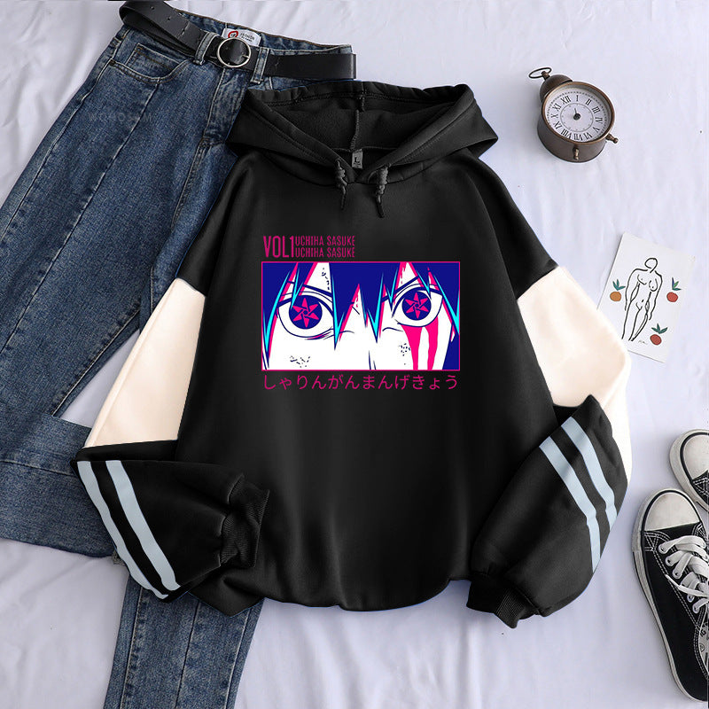 Casual Unisex Sasuke Printed Loose Hoodie