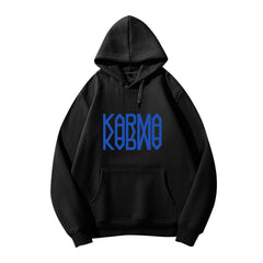 KPOP Album Karma Graphic Print Pocket Hoodie