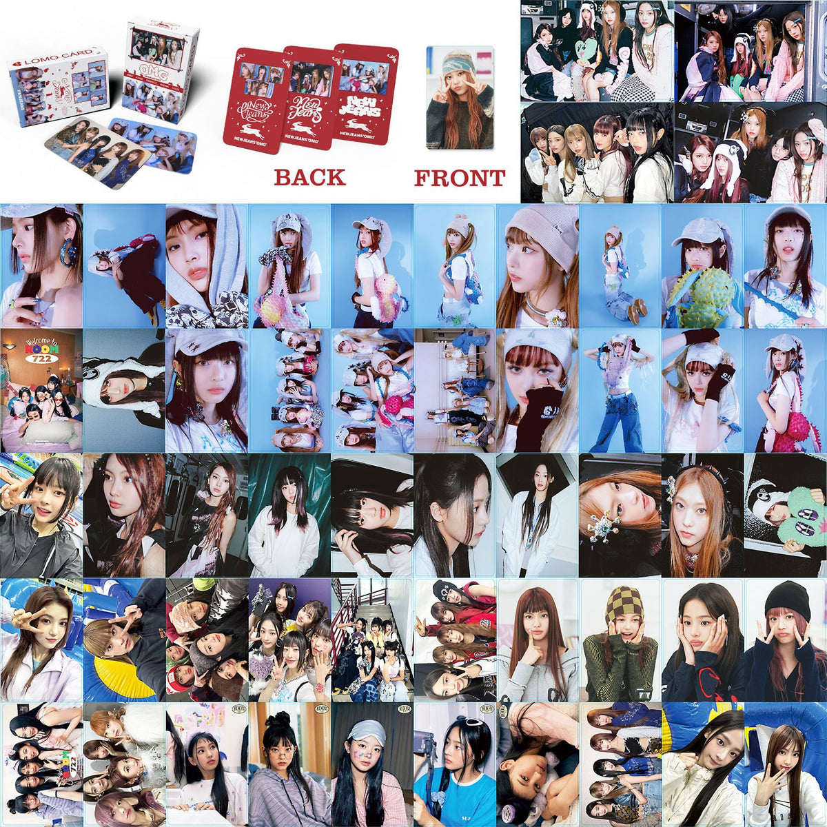 55PCS NJZ OMG Photocard Collection