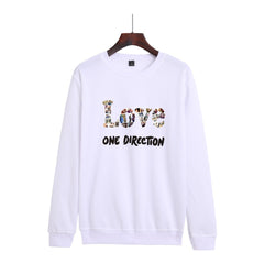 Casual LOVE Harry Print Crew Neck Sweatshirt