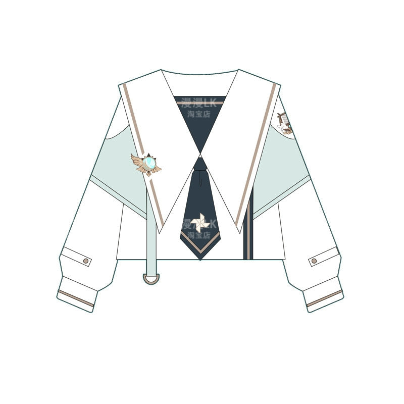 Chic Venti Game Cos Trench Coat Suit