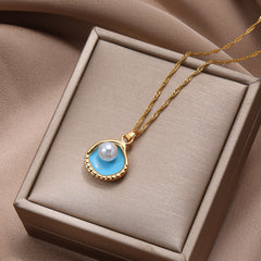Mermaid Pearl Shell Necklace