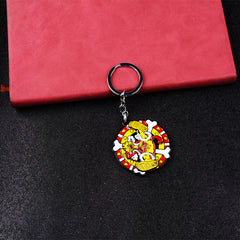 Luffy Rotatable Keychain Pendant