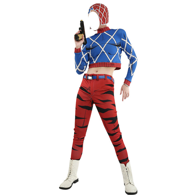 Men's JOJO Guīdo Mista Cosplay Suit