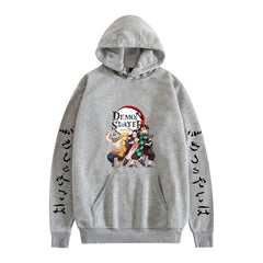 Casual Anime Printed Pullover Loose Hoodie