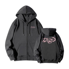 SKZ DO IT LOGO Zipper Hoodie Coat