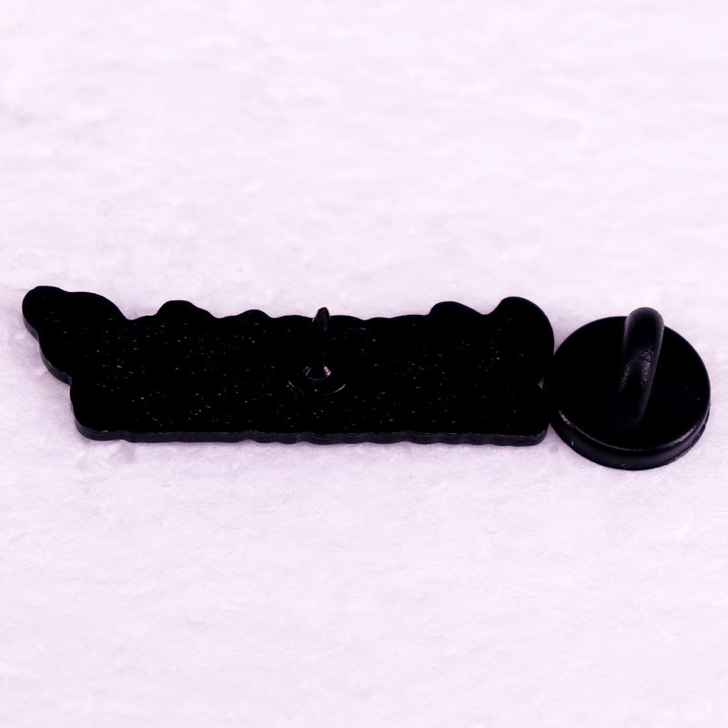 Love You to the Moon and Saturn Brooch