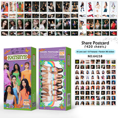 KATSEYE Share Postcards Stickers