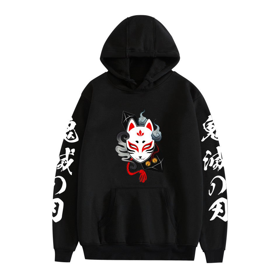 Unisex Anime Logo Casual Pullover Hoodie