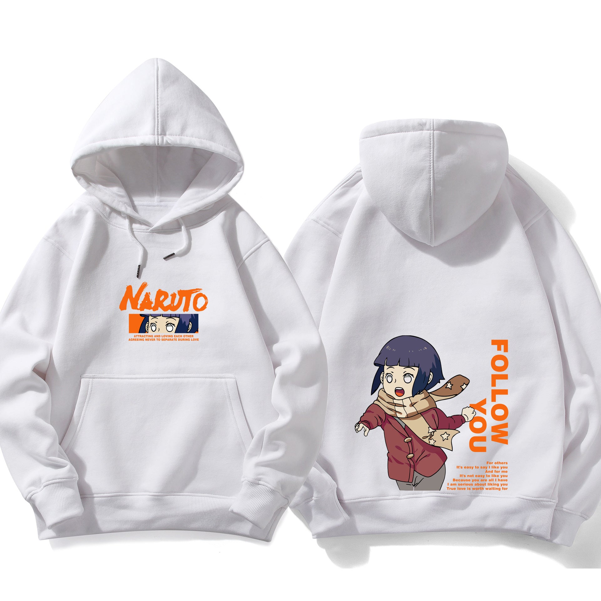 Unisex Anime Graphic Printed Casual Hoodie