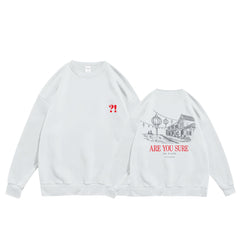 Jimin & Junk Kook Are You Sure Print Crew Neck Sweatshirt