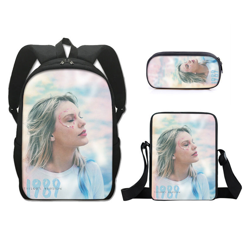 Children's Taylor School Backpack Pencil Bag Set