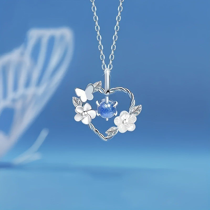 Star and Moon Pendant Necklace