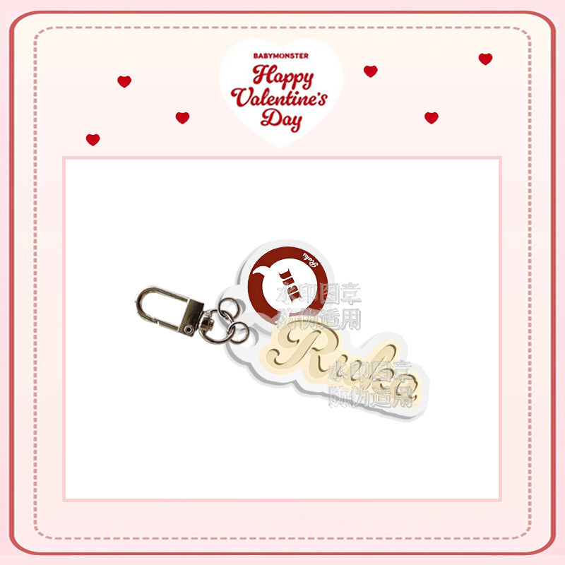 BM Valentine's Day Acrylic Keychain Pendant