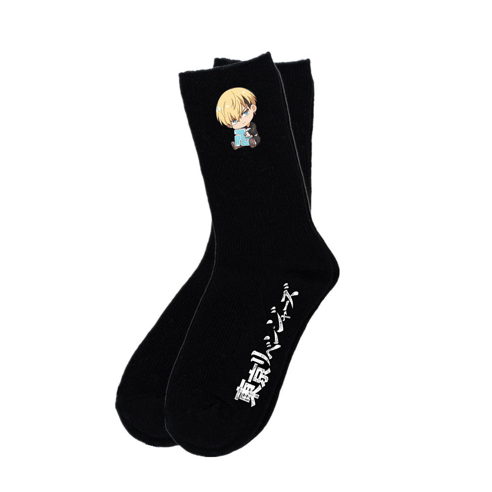 Tokyo Anime Print Sports Socks