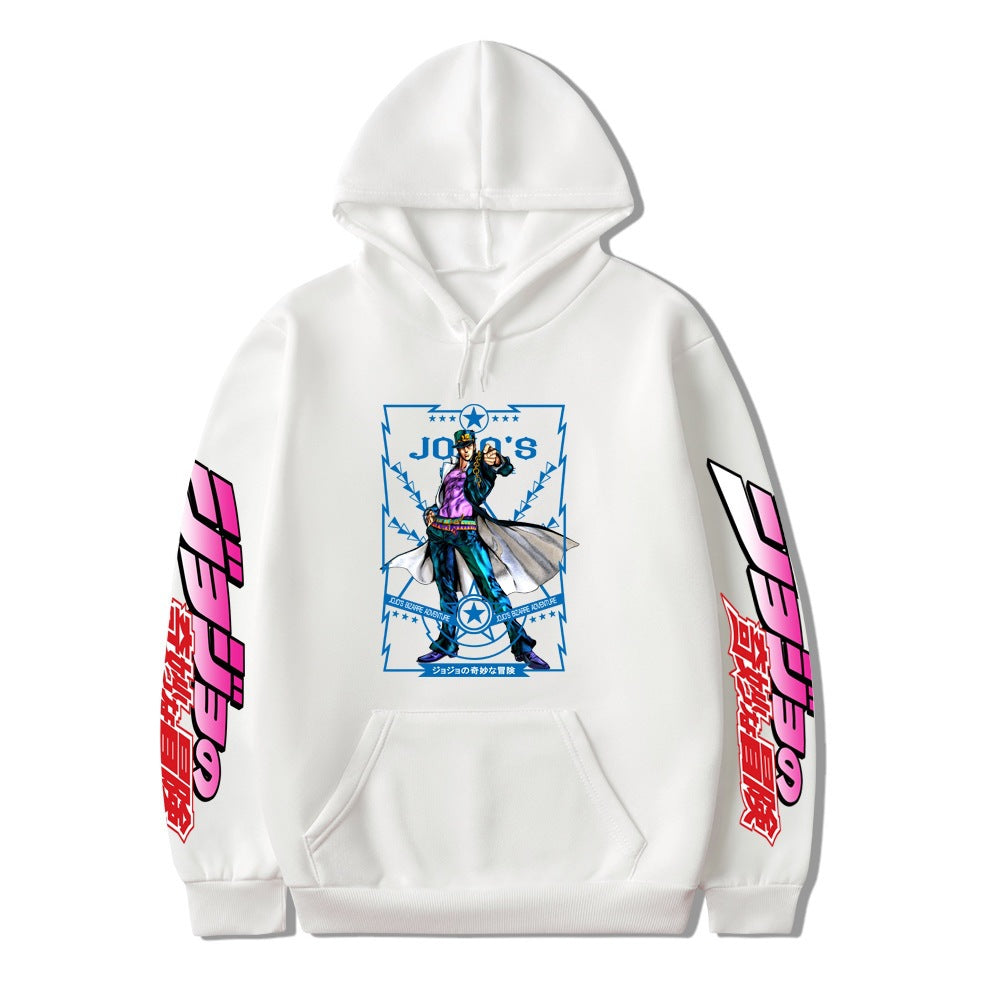 Trendy Jojo Graphic Printed Loose Hoodie