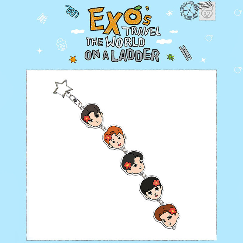 Kpop Cartoon Acrylic Key Ring Bag Pendant