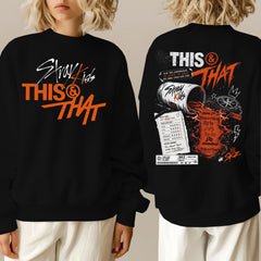 SKZ This & That Tracklist Print Crew Neck Sweatshirt
