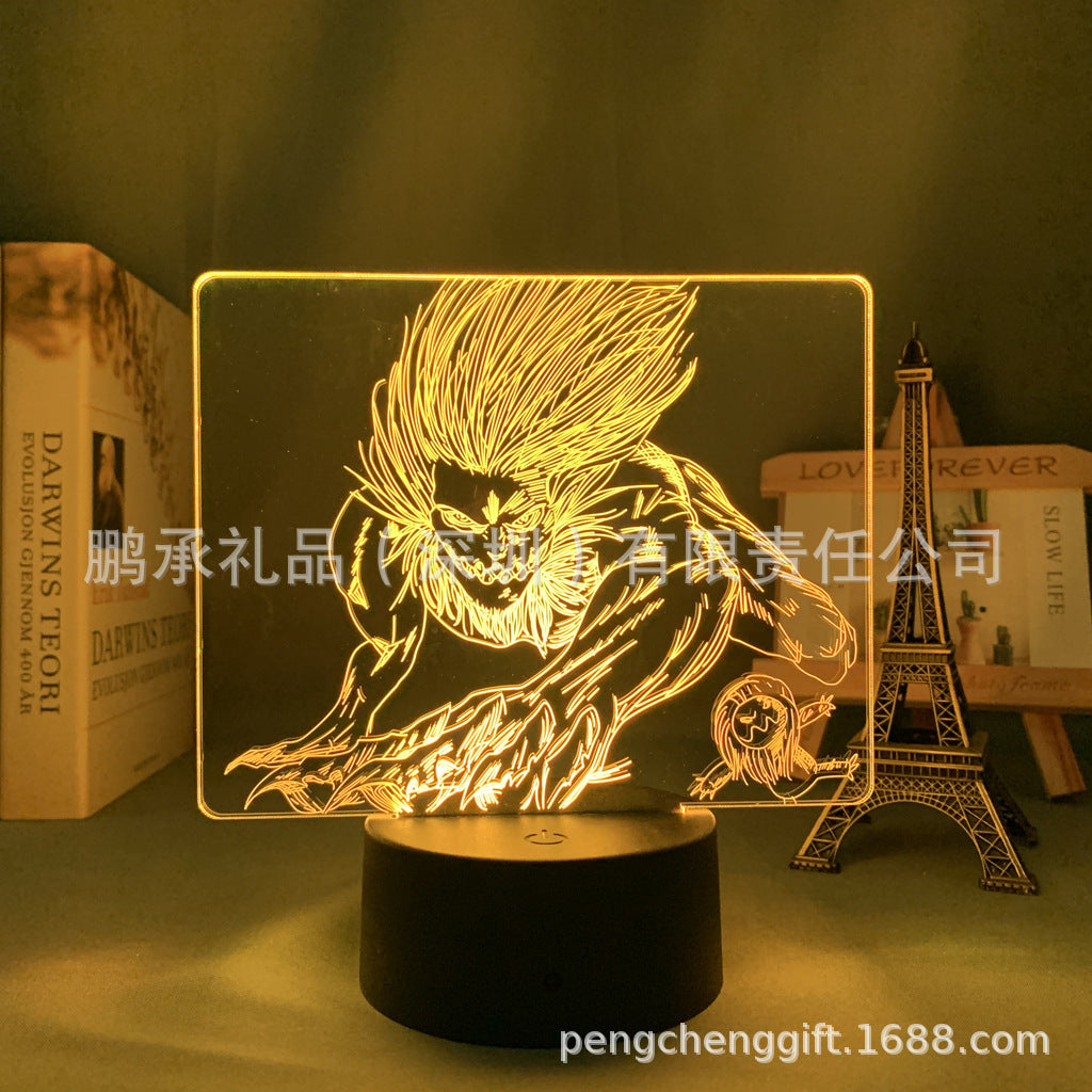 Colorful Anime Acrylic 3d Night Light
