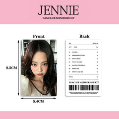 JENNIE FC Membership Photocard