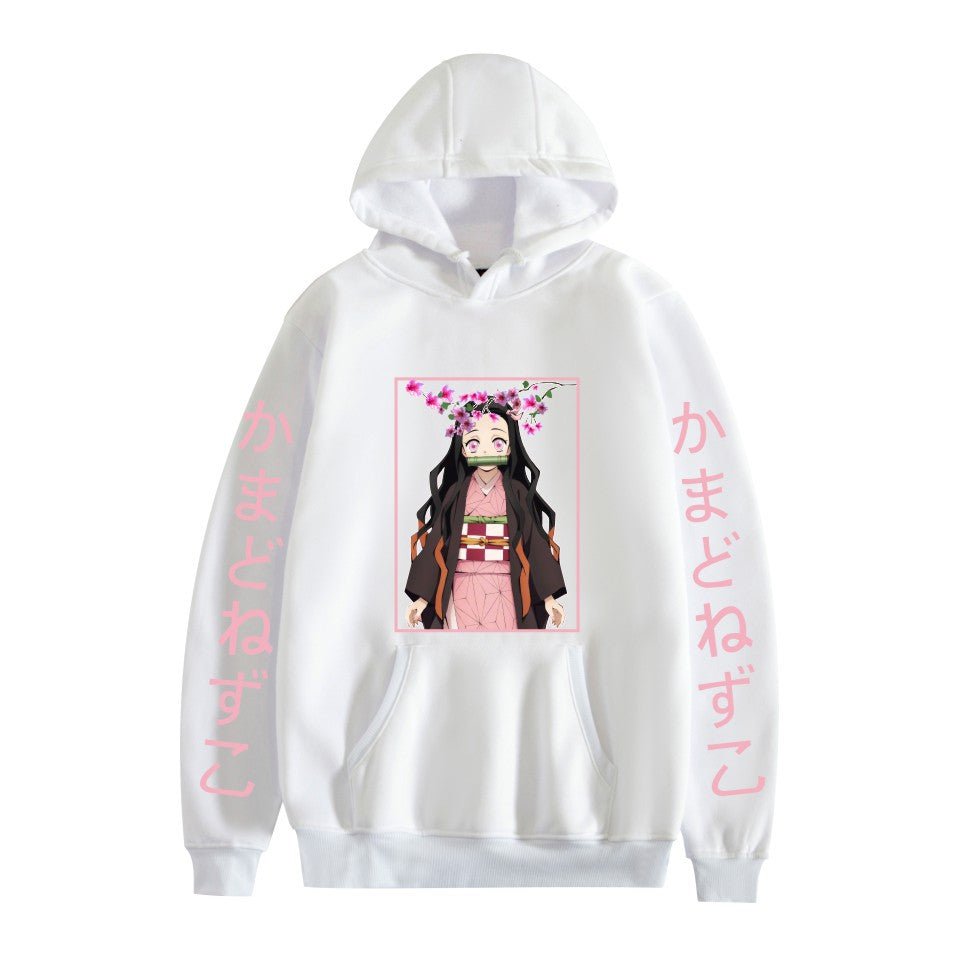 Unisex Anime Loose Sports Pullover Hoodie