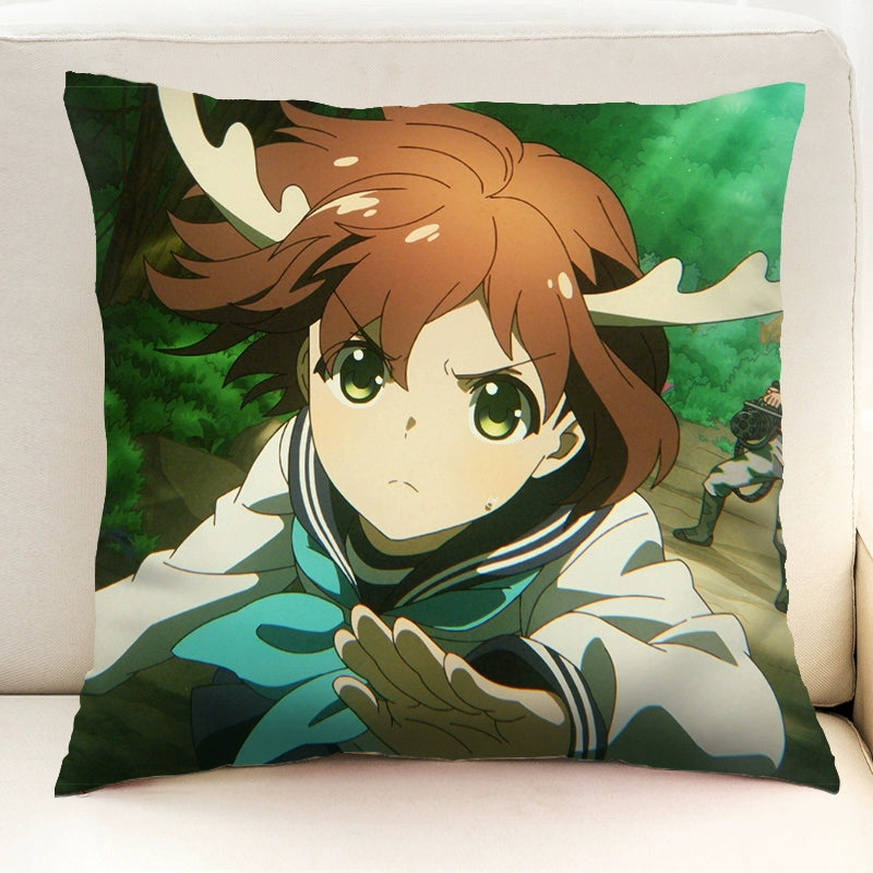 Cute Anime Throw Pillow