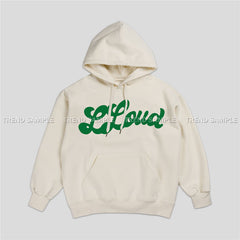 LISA LLOUD Print Cotton Loose Hoodie