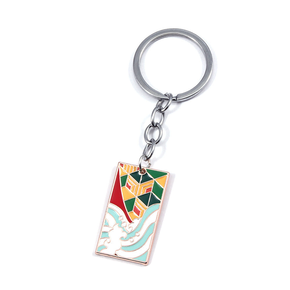 Trendy Anime Tanjiro Keychain Pendant