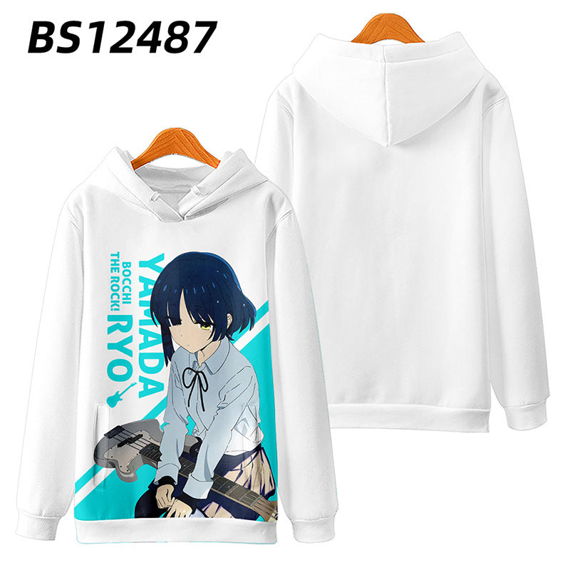 Trendy Anime Bocchi Cosplay Pullover Hoodie
