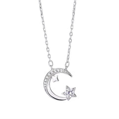 Niche Star and Moon Necklace