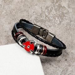 Creative Anime Logo Leather Bracelet