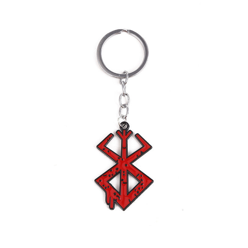 Trendy Anime Logo Necklace Keychain