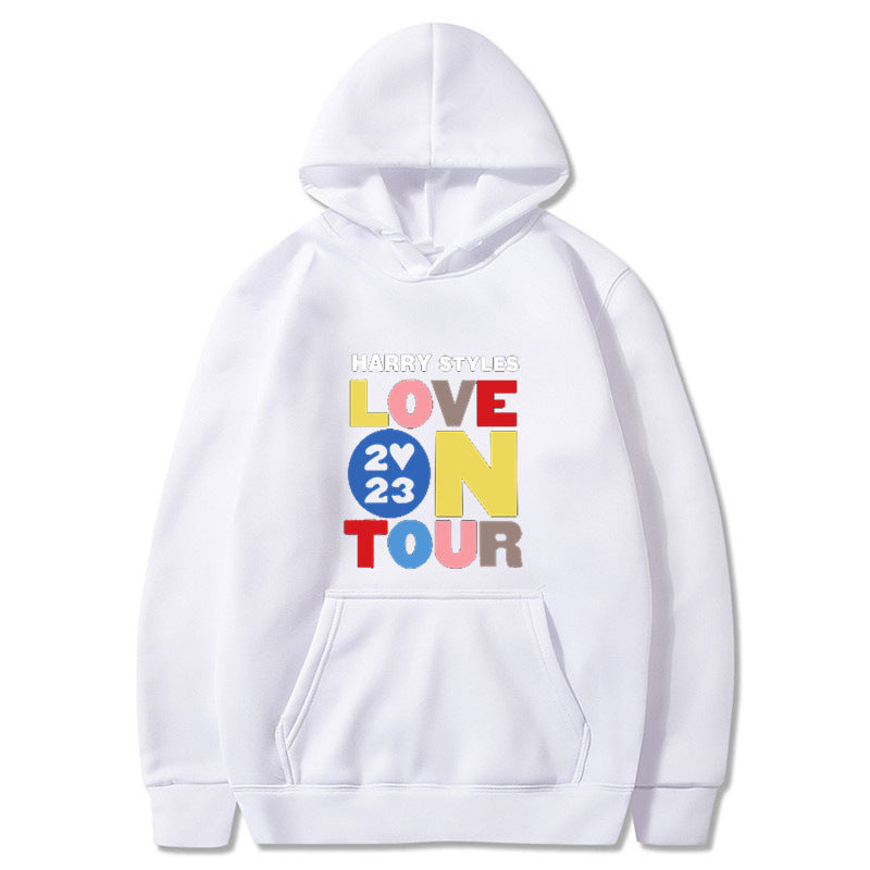 Unisex Love on Tour Casual Pullover Hoodie