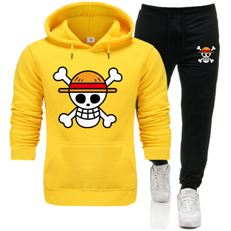 Trendy Men's Casual Sportswear Hoodie Pants Co-ords