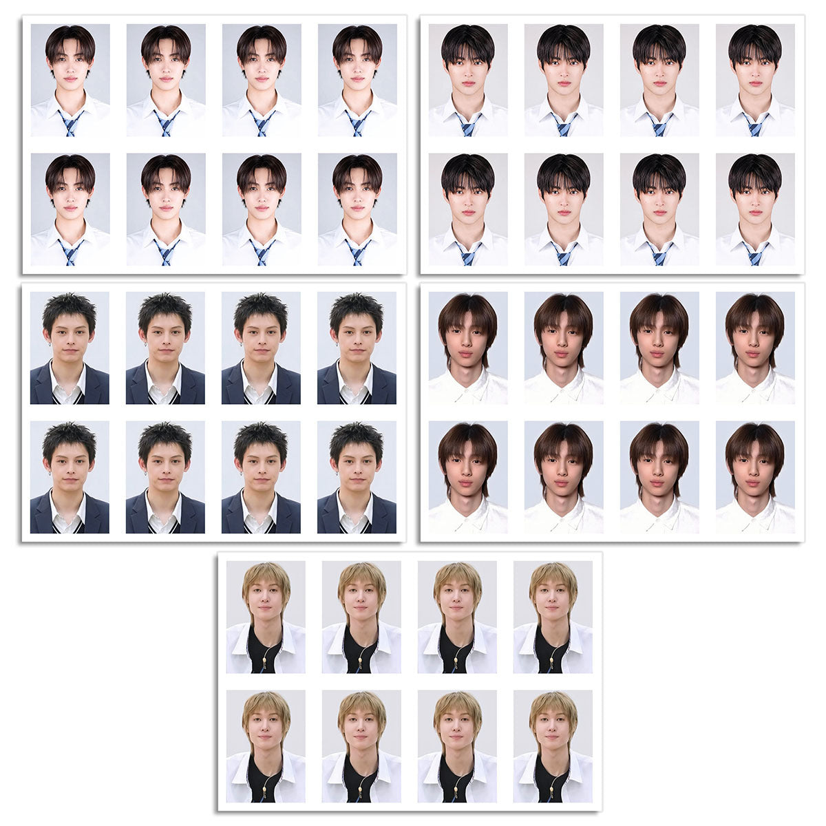 CORTIS One Inch ID Photo Set