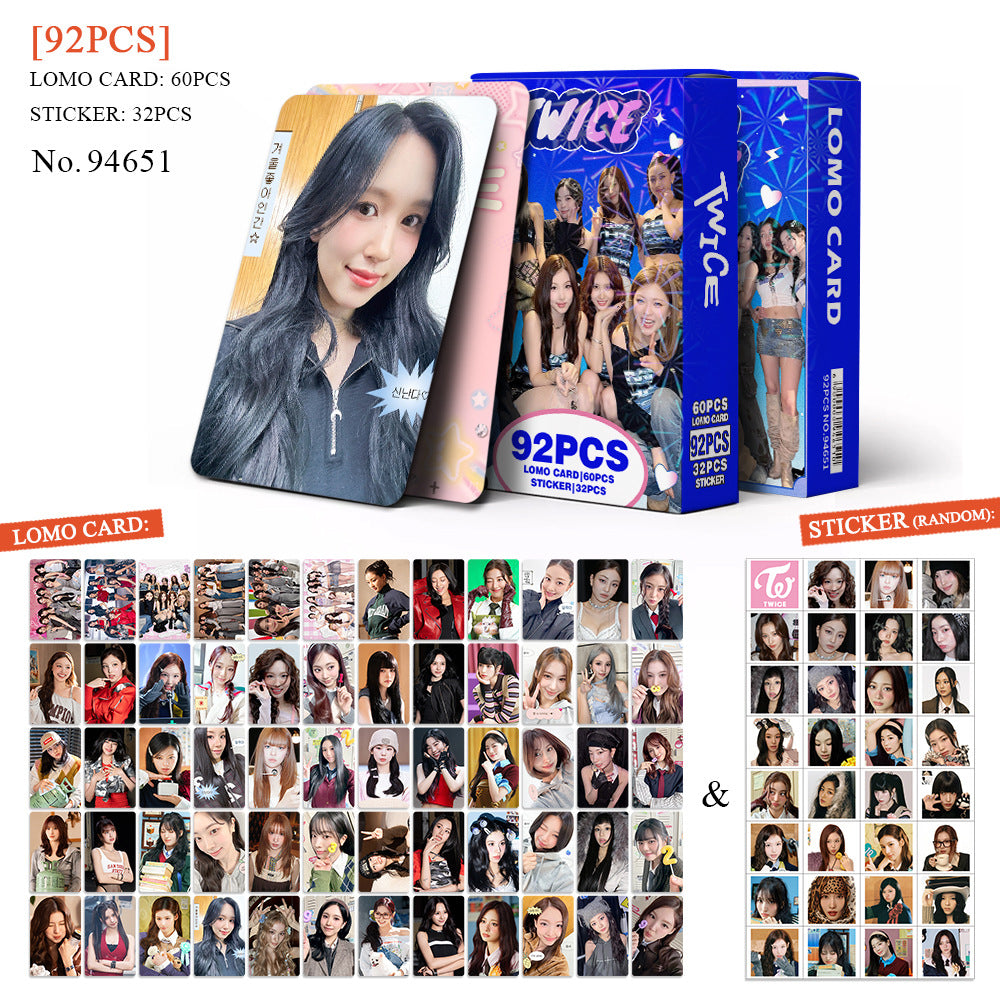 92pcs TWICE Photocard Mini Sticker